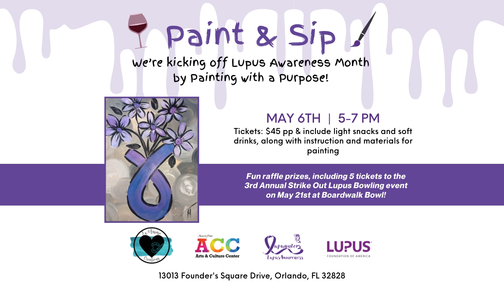 Paint & Sip with a Purpose (Lupus Foundation) cover image