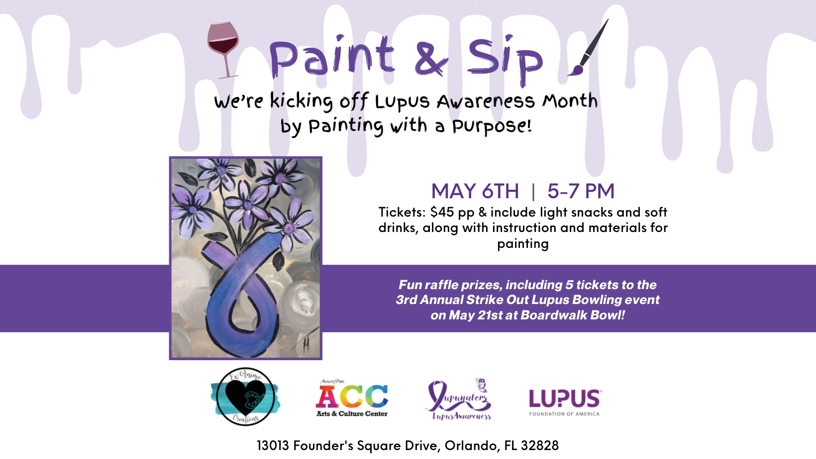 Paint & Sip with a Purpose (Lupus Foundation)