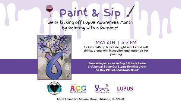 Paint & Sip with a Purpose (Lupus Foundation)