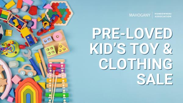 Pre-loved Kids Toy and Clothing Sale