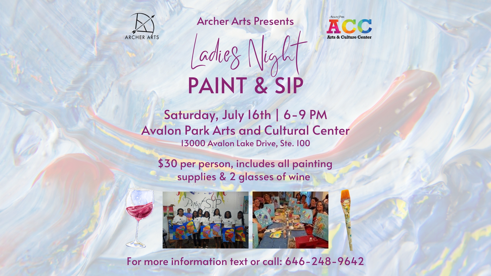 Paint & Sip - Ladies Night (July)