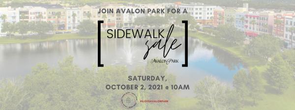 Sidewalk Sale-October