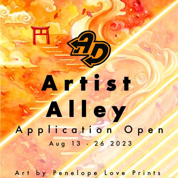 Artist Alley Application Anime Detour 2024 Glow Up Eventeny