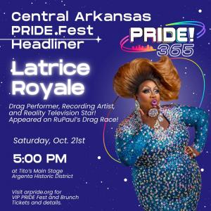 VIP Pass 11 Annual 2023 Central Arkansas PRIDE Fest cover picture