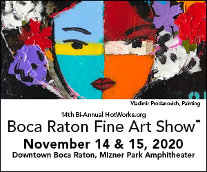 3rd fall (14th bi-annual) Boca Raton Fine Art Show