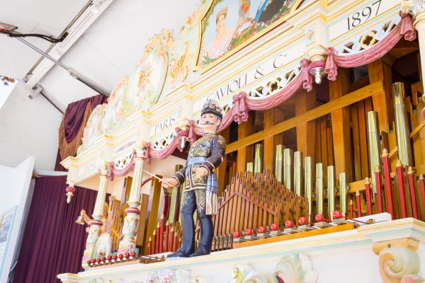 An antique carousel organ, by Leah C-S Photography