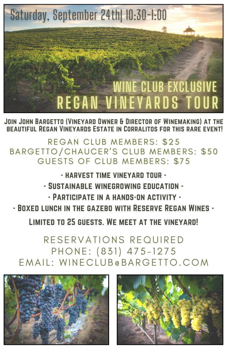 Regan Vineyards Tour