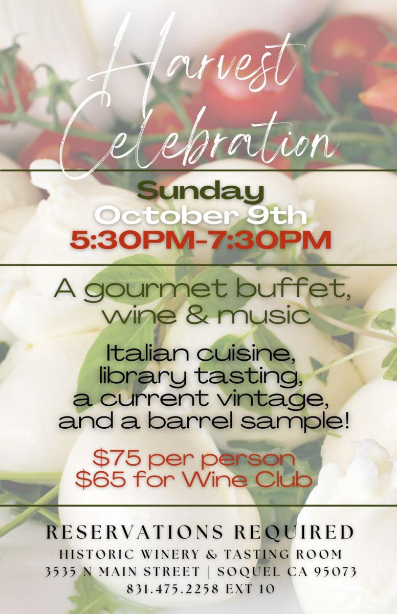 Harvest Celebration Dinner