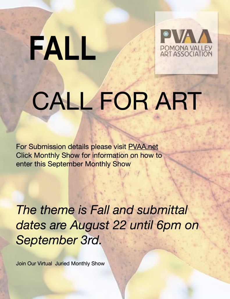 Pomona Valley Art Association Fall Show