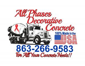 All phases decorative concrete