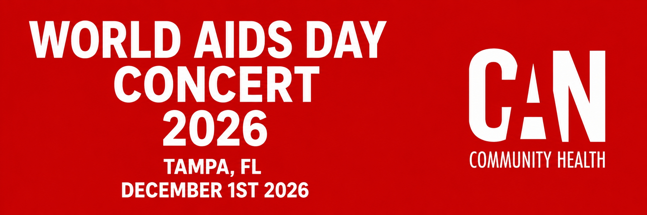 Tampa: CAN Community Health - World AIDS Day Concert