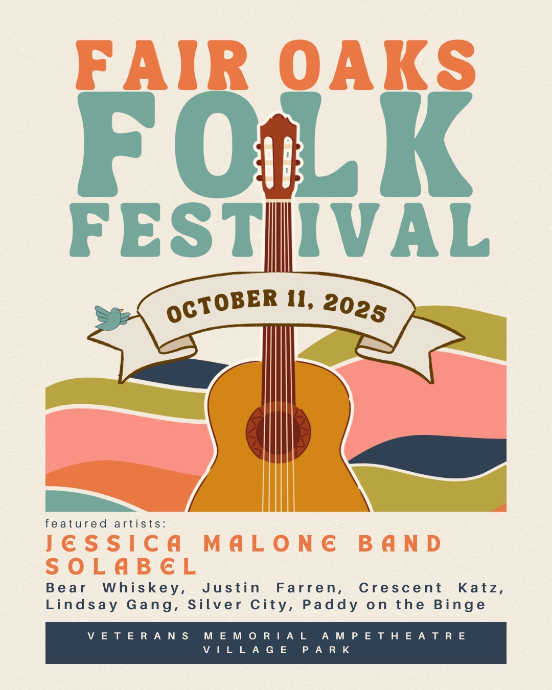 Fair Oaks Folk Festival Poster