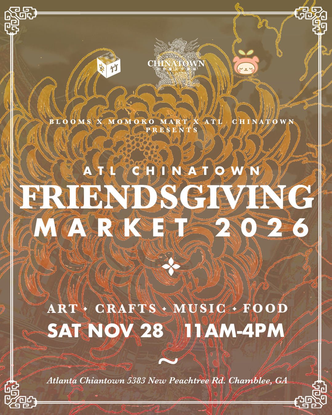 Chinatown Friendsgiving Market 11/28