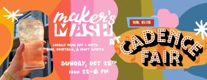 Maker Application - Oct 25th Cadence Fair