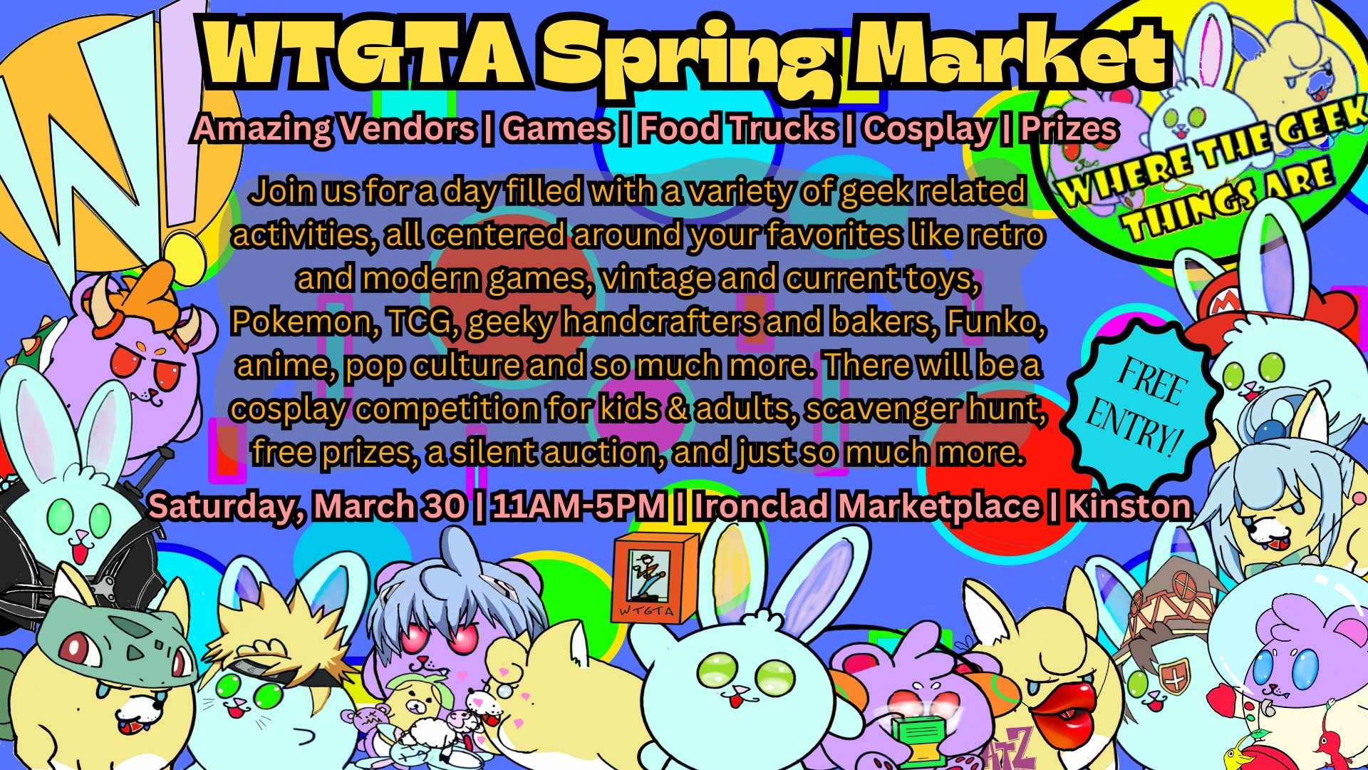 Where The Geek Things Are Spring Market cover image
