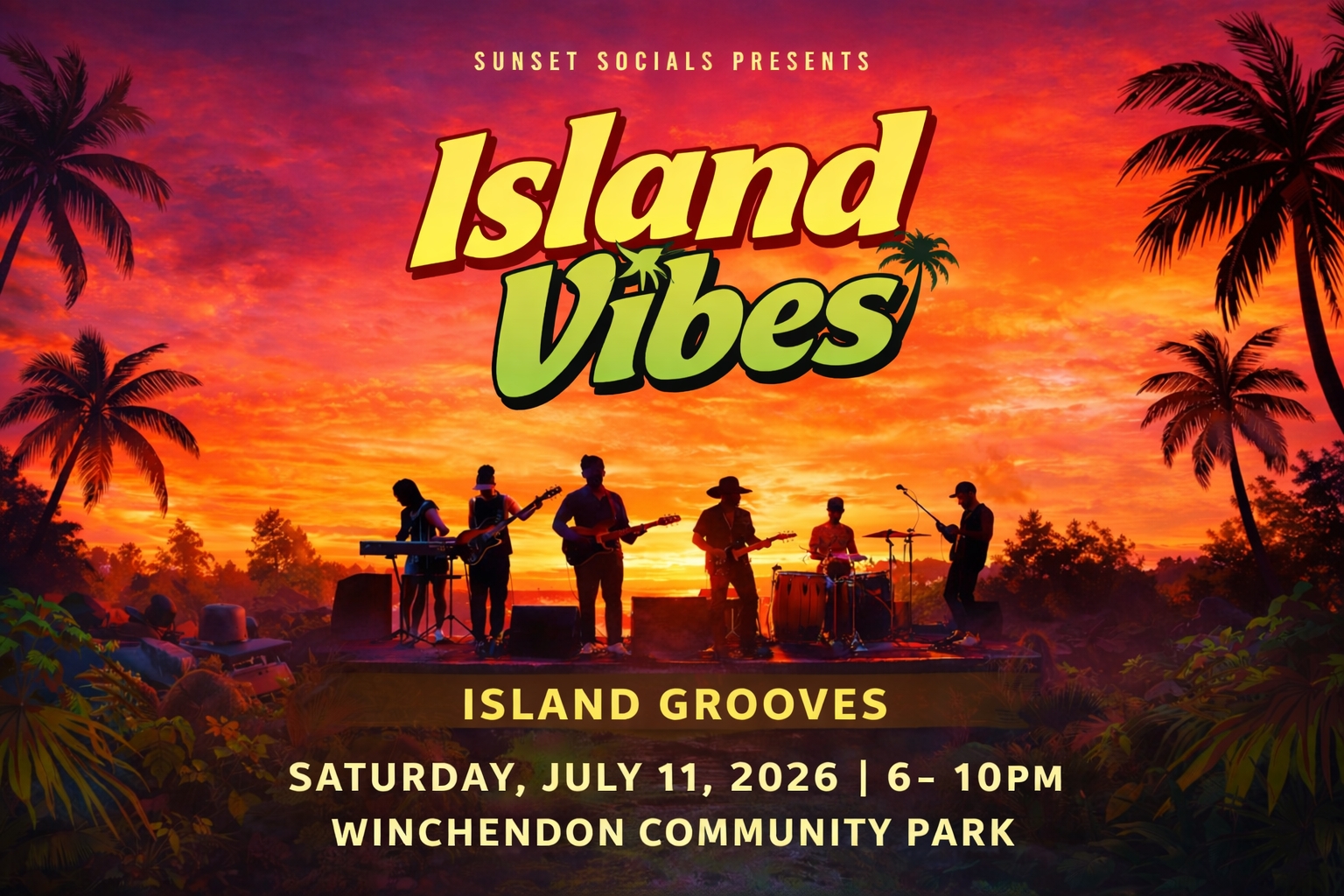 Sunset Socials - Island Vibes 2026