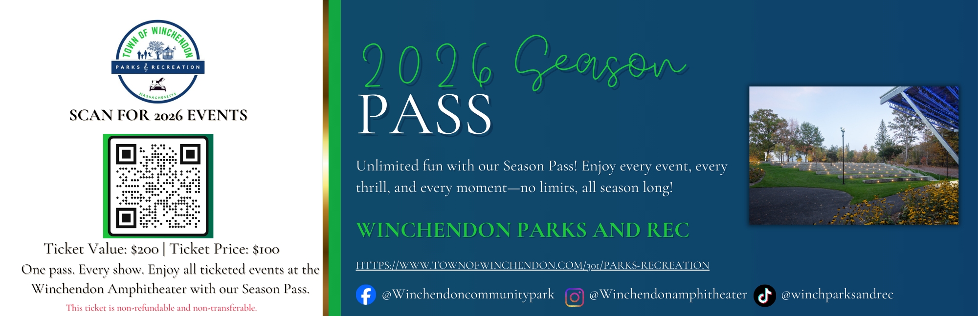 Amphitheater Season Tickets