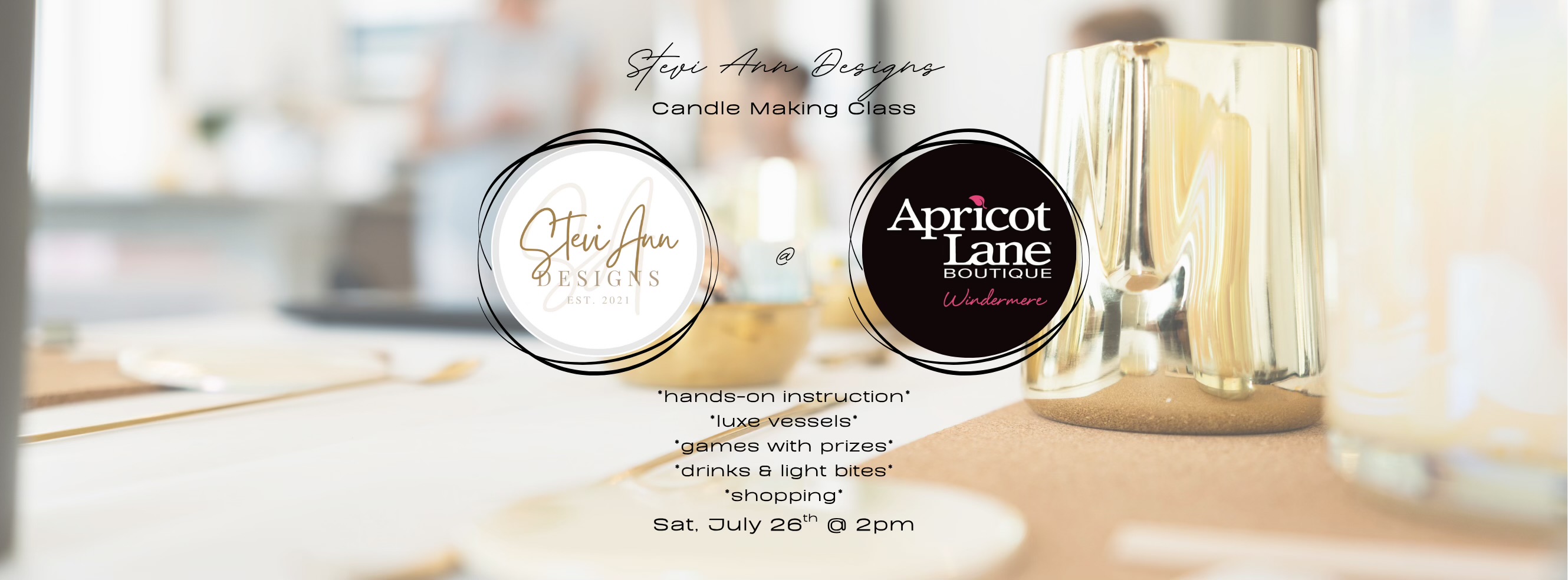 Stevi Ann Designs x Apricot Lane Candle Making cover picture