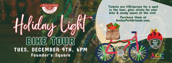 Holiday Light Bike Tour 2025