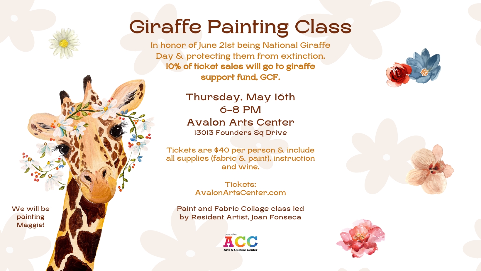 Giraffe Painting Class cover image
