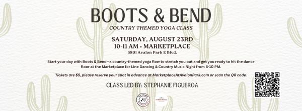 Boots & Bent Country Themed Yoga