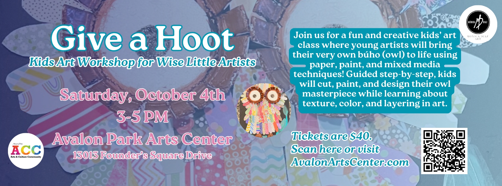 Give A Hoot Kids Art Workshop cover picture