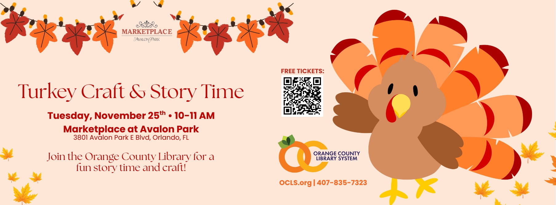 Turkey Craft & Story Time