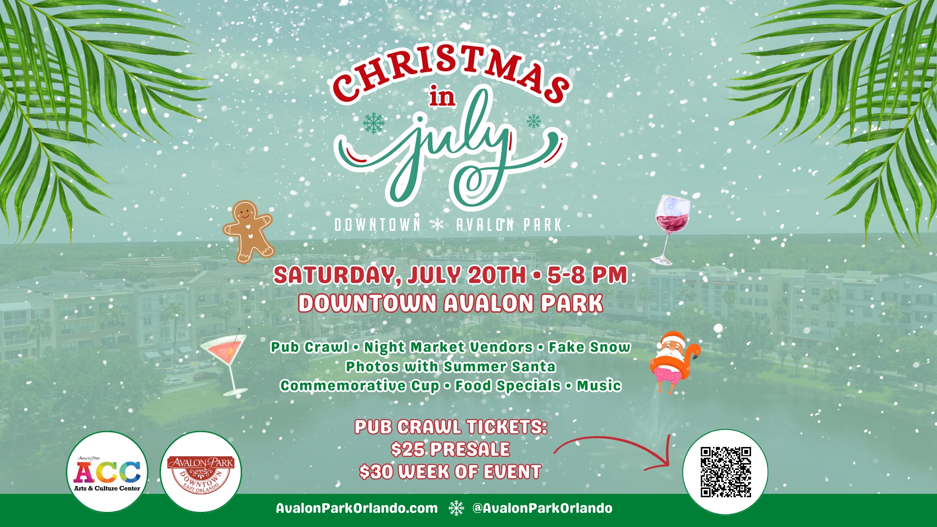 Christmas in July Pub Crawl & Night Market cover image