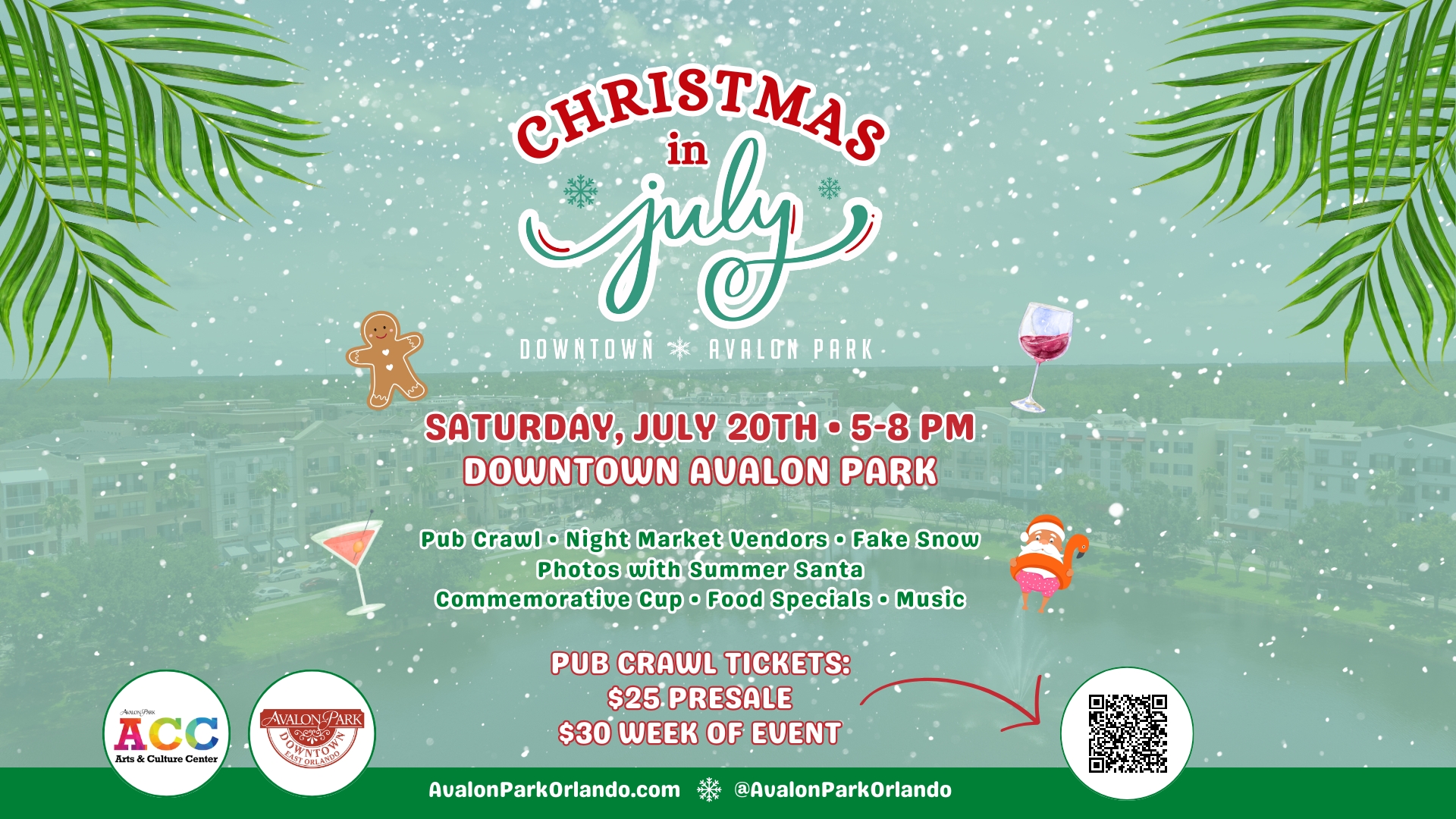 Christmas in July Pub Crawl & Night Market