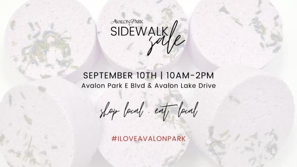 Sidewalk Sale - September