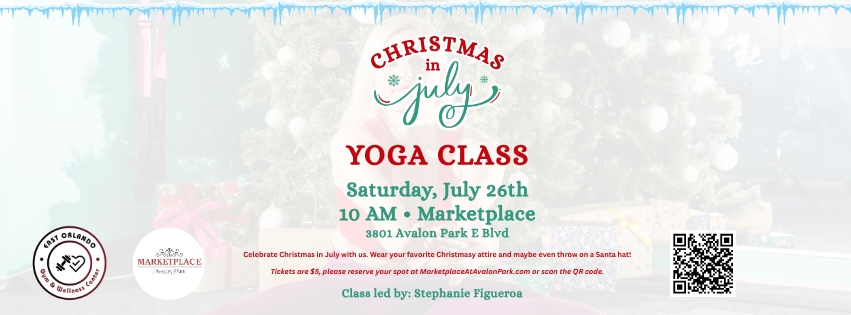 Christmas in July Yoga