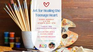 Art for Healing the Teenage Heart - Nov. 5th cover picture