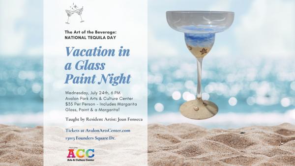 Vacation in a Glass Paint Night