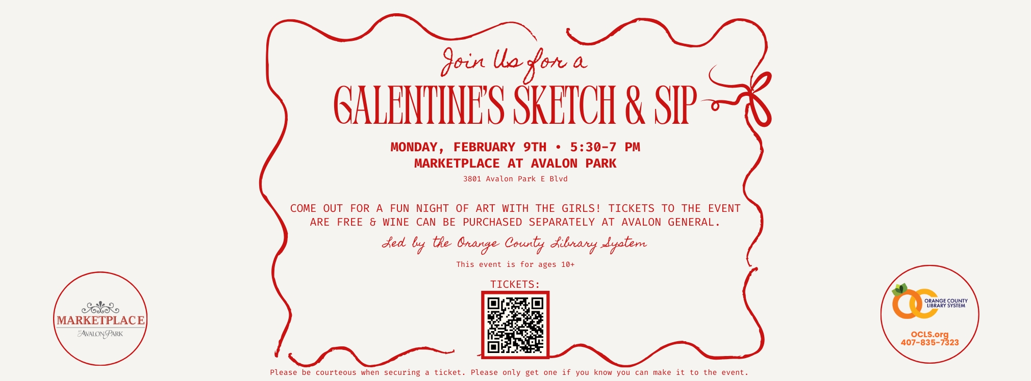 Galentine's Sketch & Sip