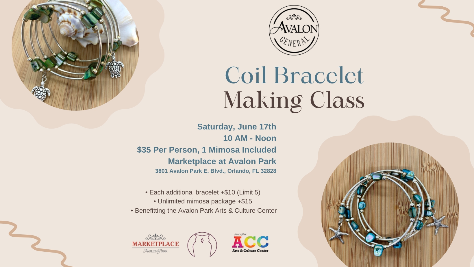 Coil Bracelet Making Class