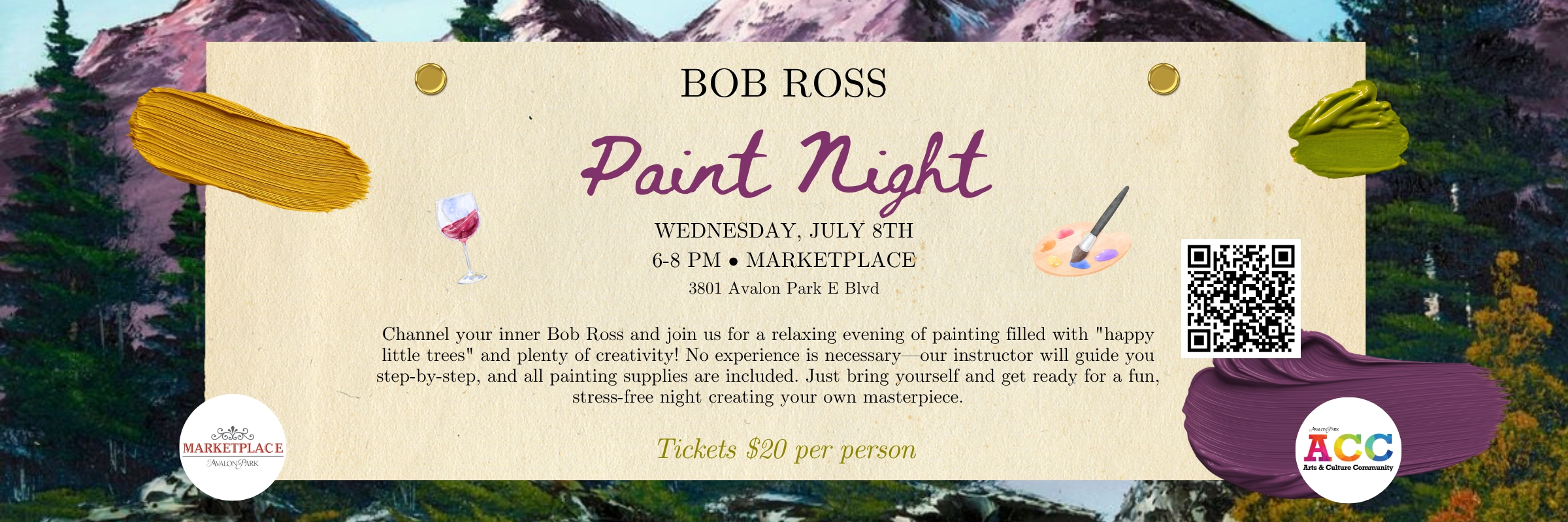 Bob Ross Paint Night
