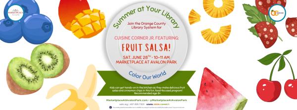 Cuisine Corner Jr. Making Fruit Salsa