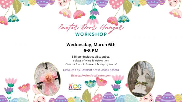 Easter Bunny Door Hanger Workshop