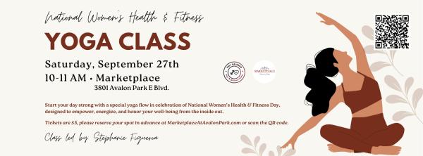 National Women’s Health & Fitness Yoga Class