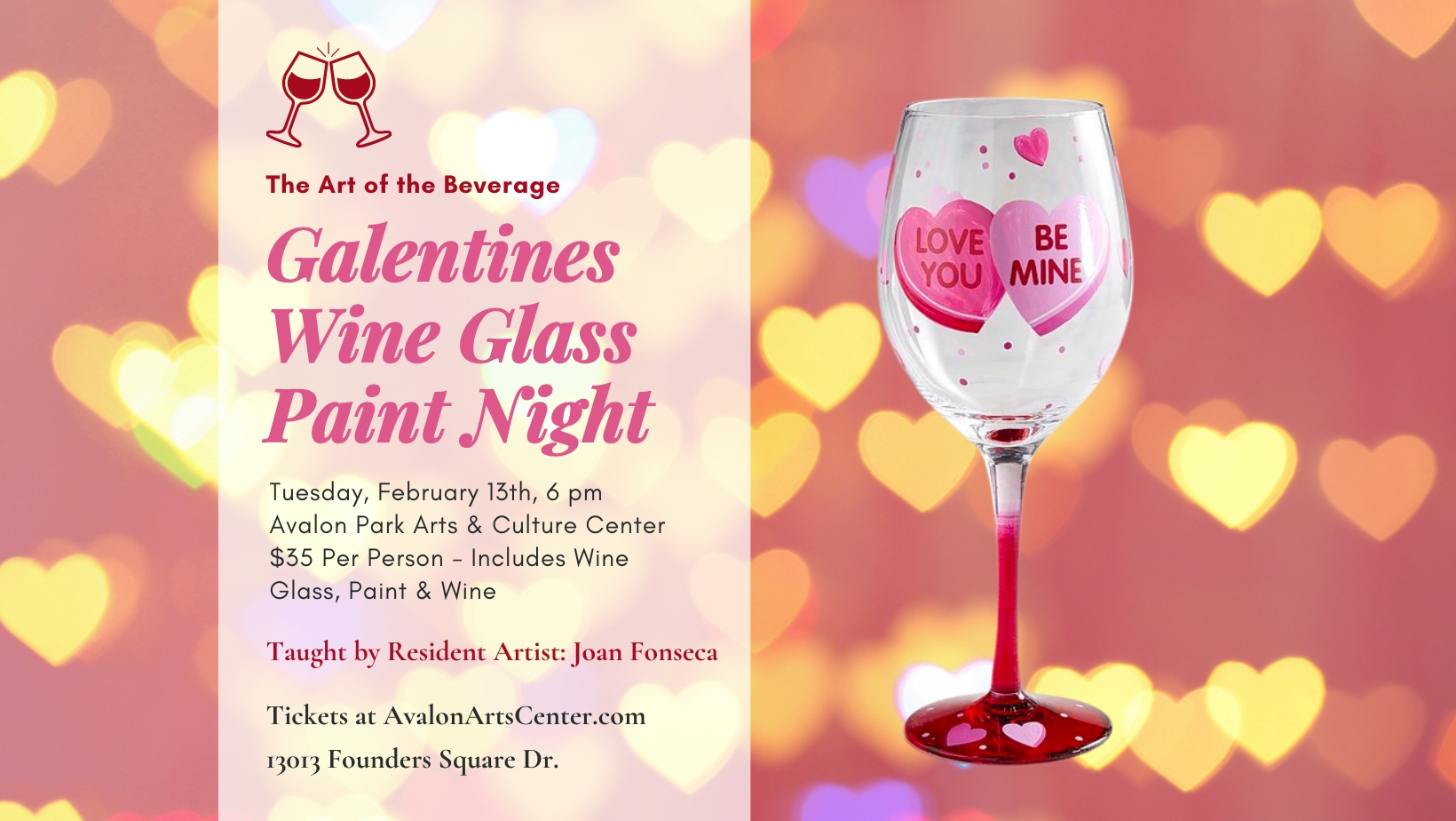 1/31: Galentine's Wine Glass Paint Party — Welcome