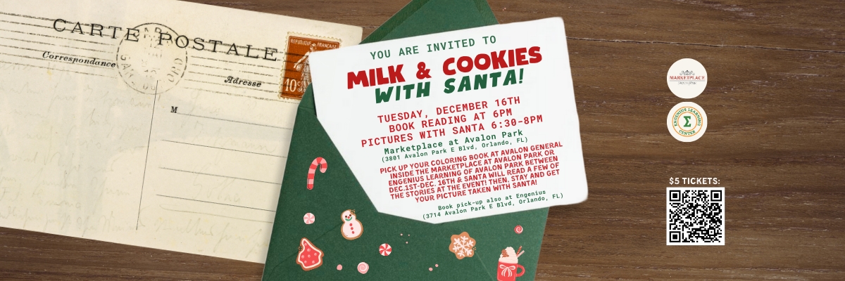 Milk & Cookies with Santa