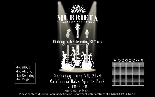 Murrieta Birthday Bash Vendor Application