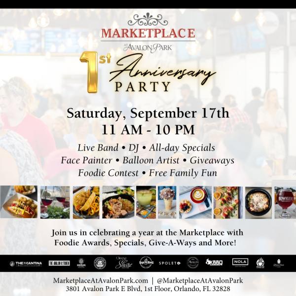 Marketplace 1 Year Anniversary