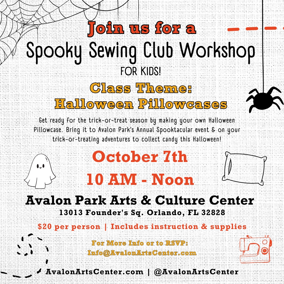 Halloween Pillowcase Workshop