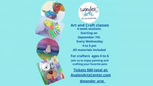 Sep. 7th Class - Wonder Art - Ages 4 to 6 cover picture