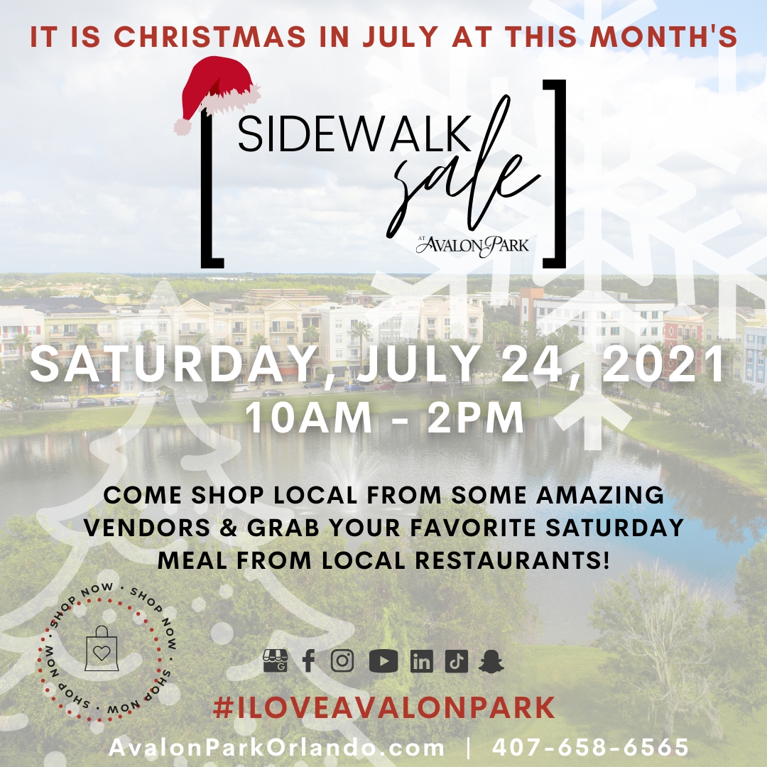Sidewalk Sale-July cover image