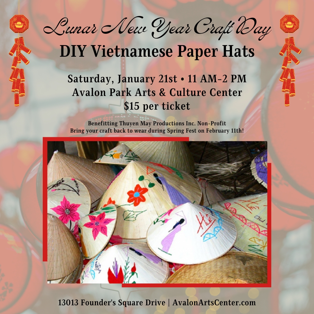 DIY Vietnamese Paper Hats - SpringFest Workshop cover image