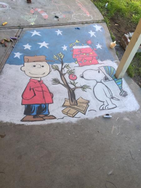 Holiday Sidewalk Chalk Contest - Call for Artists Holiday Sidewalk Chalk Contest - Call for Artists