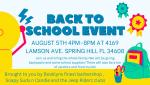 Back to School Event!