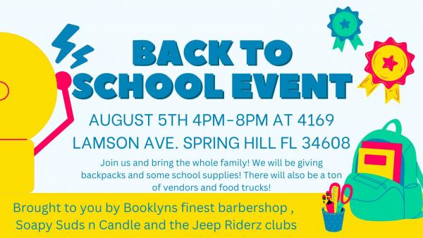 Back to School Event!